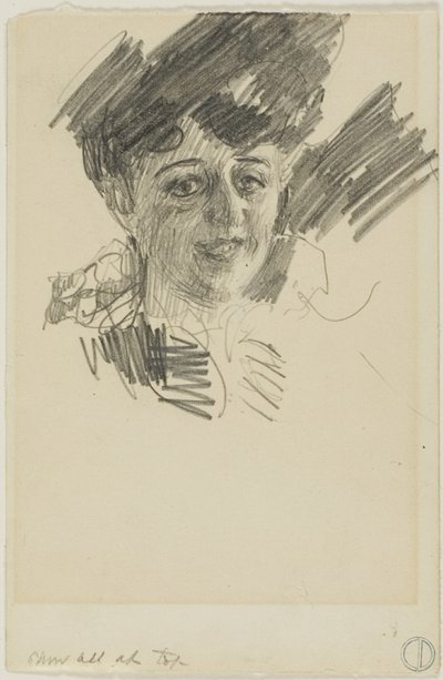 Tête de femme - Anders Zorn
