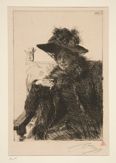 Mme. Armand Dayot - Anders Leonard Zorn