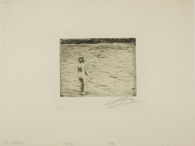 Mère se baignant - Anders Leonard Zorn