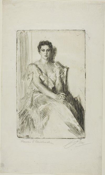 Mme Cleveland II - Anders Leonard Zorn