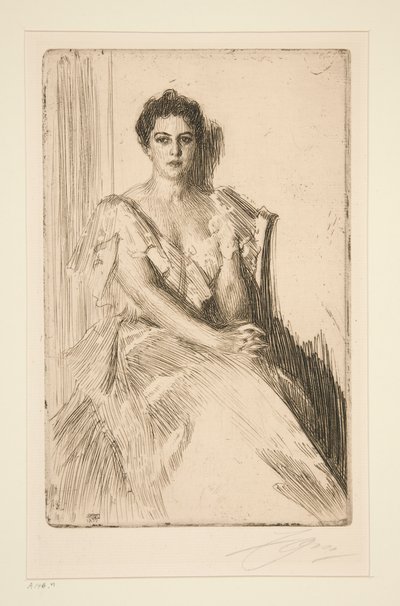 Mme Grover Cleveland II - Anders Leonard Zorn