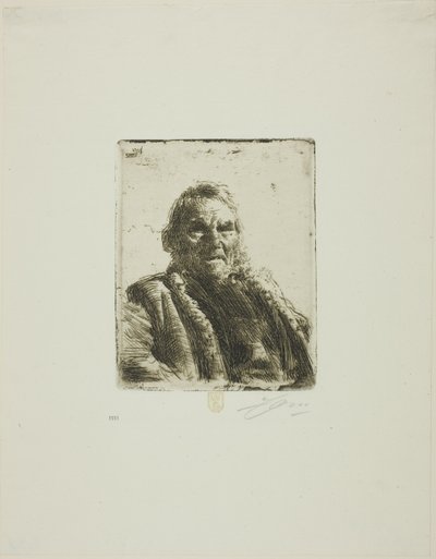 Vieux Soldat ("Prinsen") - Anders Leonard Zorn