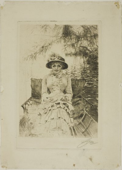 Sur la Tamise - Anders Leonard Zorn