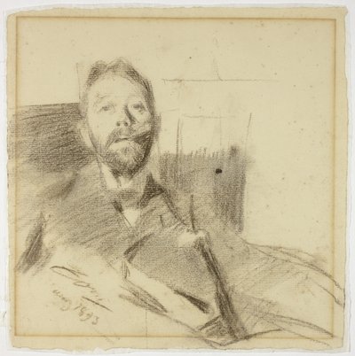 Portrait de Charles Deering - Anders Leonard Zorn