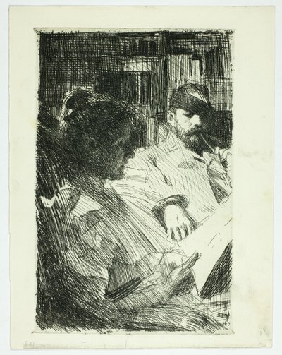 Lecture (M. et Mme Ch. Deering) - Anders Leonard Zorn