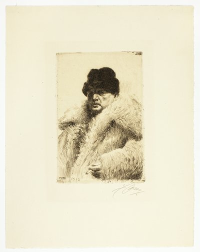 Autoportrait 1916 - Anders Leonard Zorn