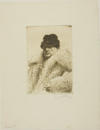 Autoportrait 1916 - Anders Leonard Zorn