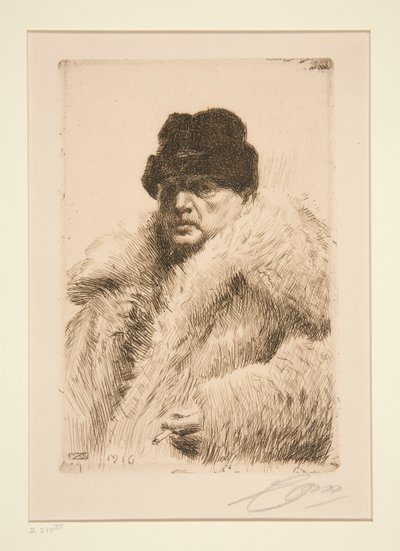 Autoportrait 1916 - Anders Leonard Zorn