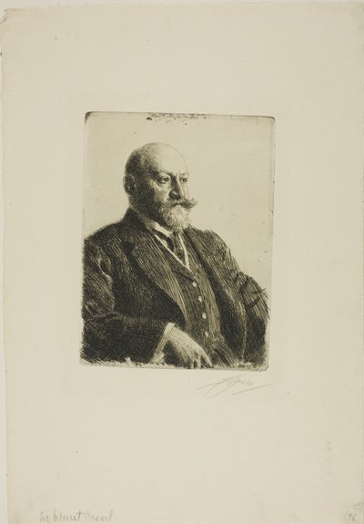 Sir Ernest Cassel - Anders Leonard Zorn