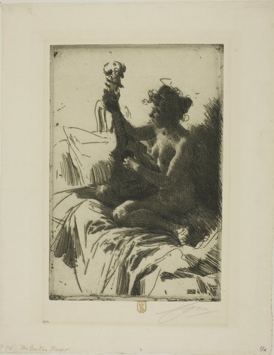 Souvenir ou La Guitare - Anders Leonard Zorn