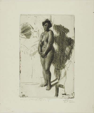 Noir debout - Anders Leonard Zorn