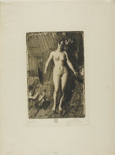 Modèle debout - Anders Leonard Zorn