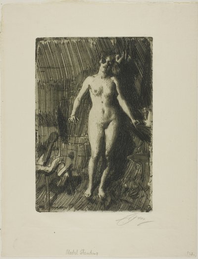 Modèle Debout - Anders Leonard Zorn