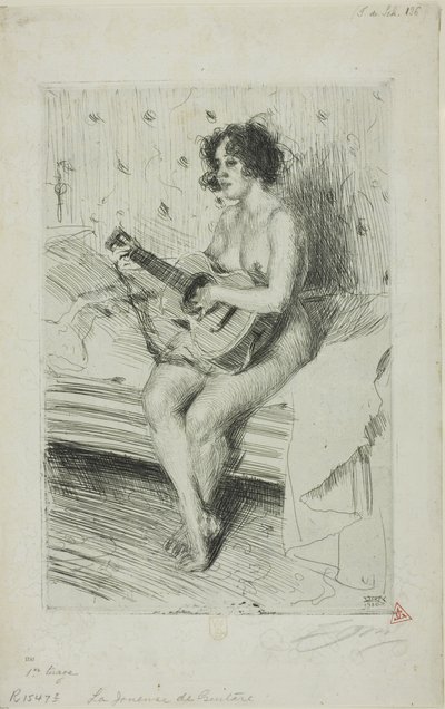 Le Joueur de guitare - Anders Leonard Zorn
