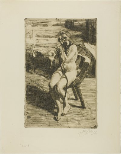 Le ruban de cheveux - Anders Leonard Zorn