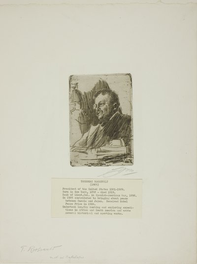 Theodore Roosevelt - Anders Leonard Zorn