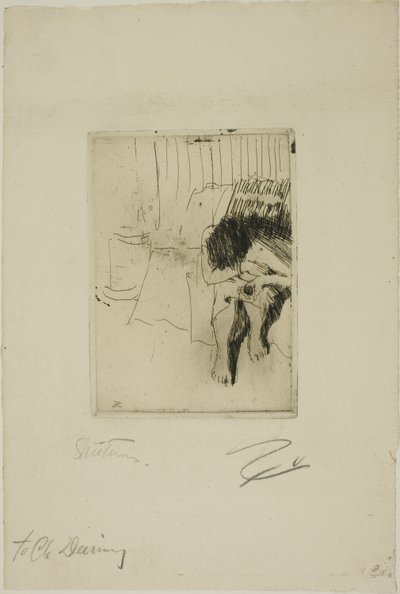 Modèle fatigué - Anders Leonard Zorn