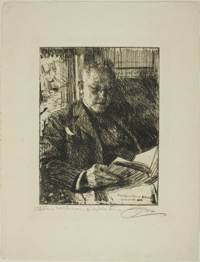 Compagnon de voyage (M. Ch. Deering) - Anders Leonard Zorn