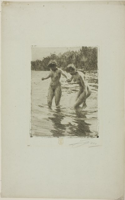 Deux baigneuses - Anders Leonard Zorn