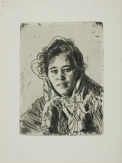Jeune fille de Mora (Anna de Kråkberg) - Anders Zorn
