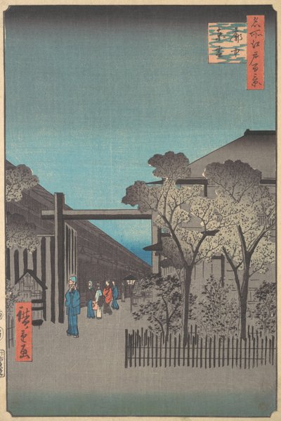 Kakuchu Shinonome, 4ème mois, année du Serpent 1857 - Ando Hiroshige