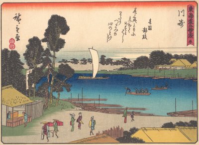 Kawasaki, de la série Les Cinquante-trois Stations de la Route du Tokaido, début du 20e siècle - Ando Hiroshige