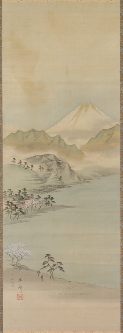 Lac Suwa, 19ème siècle - Ando Hiroshige