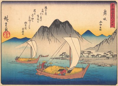 Maisaka, de la série Les Cinquante-trois Stations de la route du Tokaido, début du XXe siècle - Ando Hiroshige
