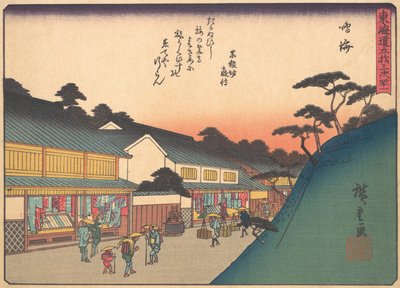 Narumi, de la série Les Cinquante-trois Stations de la Route du Tokaido, début du 20e siècle - Ando Hiroshige