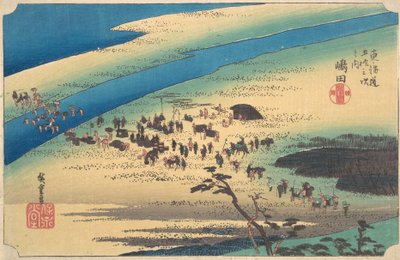 Shimada, Oigawa Shun Gan, vers 1834 - Ando Hiroshige