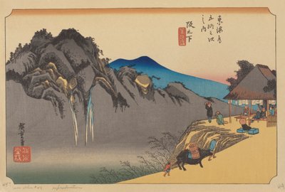 Gare de Sakamoshita - Ando or Utagawa (after) Hiroshige