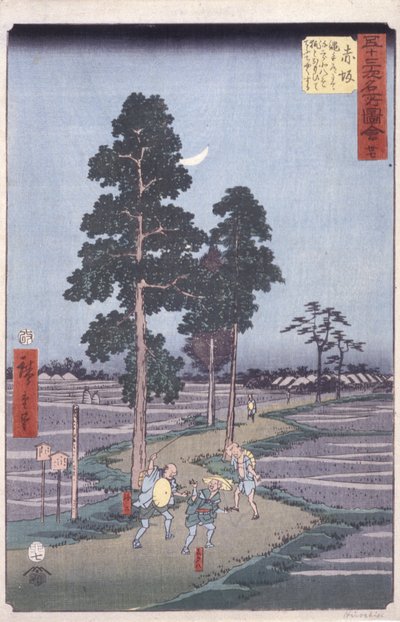 Akasaka - Ando or Utagawa Hiroshige