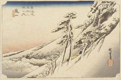 Beau temps après une chute de neige, 1834 - Ando or Utagawa Hiroshige