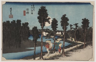 Crépuscule - Ando or Utagawa Hiroshige