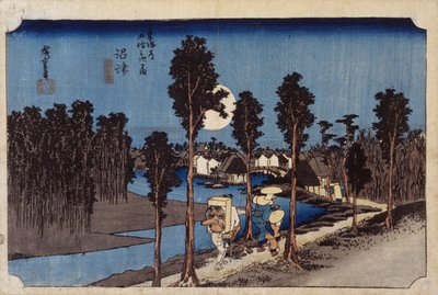 Scène de crépuscule à Numazu, #13 - Ando or Utagawa Hiroshige