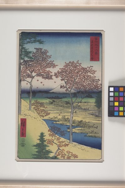 Colline du crépuscule de Meguro dans la capitale orientale - Ando or Utagawa Hiroshige