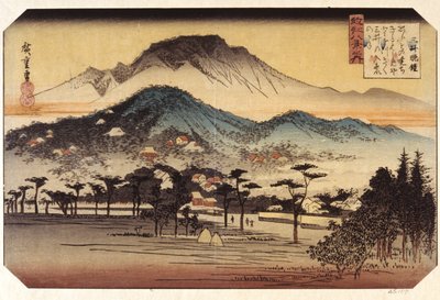 Miidera - Ando or Utagawa Hiroshige