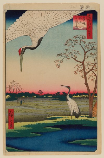 Minowa, Kanasugi, Mikawashima - Ando or Utagawa Hiroshige