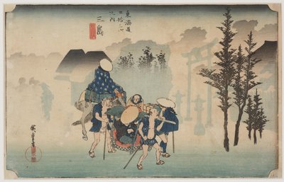 Brume matinale - Ando or Utagawa Hiroshige