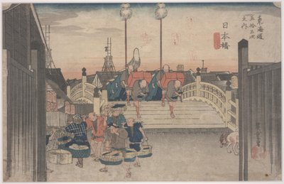 Scène du matin - Ando or Utagawa Hiroshige