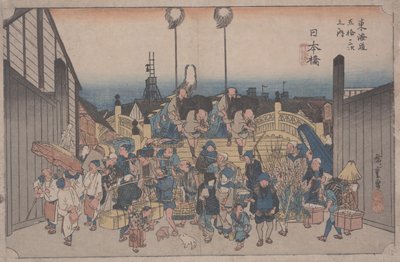 Scène du matin - Ando or Utagawa Hiroshige