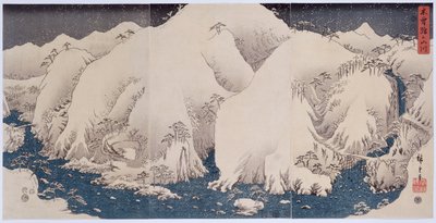 Montagnes et rivières de Kiso - Ando or Utagawa Hiroshige