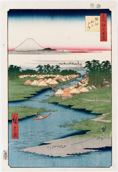 Nekozane à Horikiri, de la série "Cent vues de lieux célèbres d