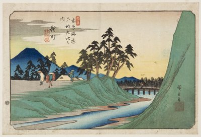 N° 12, Shinmachi - Ando or Utagawa Hiroshige