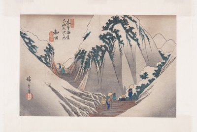 No. 29, Wada - Ando or Utagawa Hiroshige