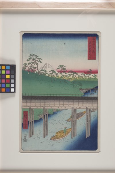 Ochanomizu dans la capitale orientale - Ando or Utagawa Hiroshige