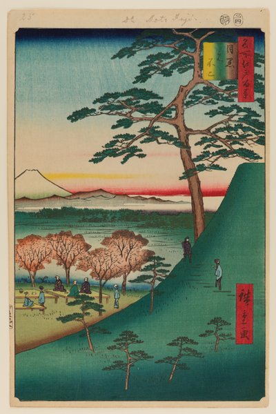 Original Fuji, Meguro - Ando or Utagawa Hiroshige