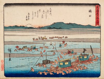 Shimada - Ando or Utagawa Hiroshige