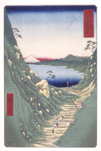 Col De Shiojiri Dans La Province De Shinano (Shinano Shiojirit?ge) - Ando or Utagawa Hiroshige
