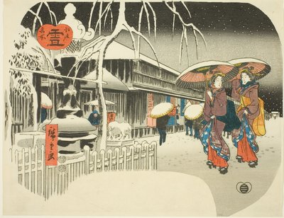 Neige (Yuki), de la série "Lieux célèbres d